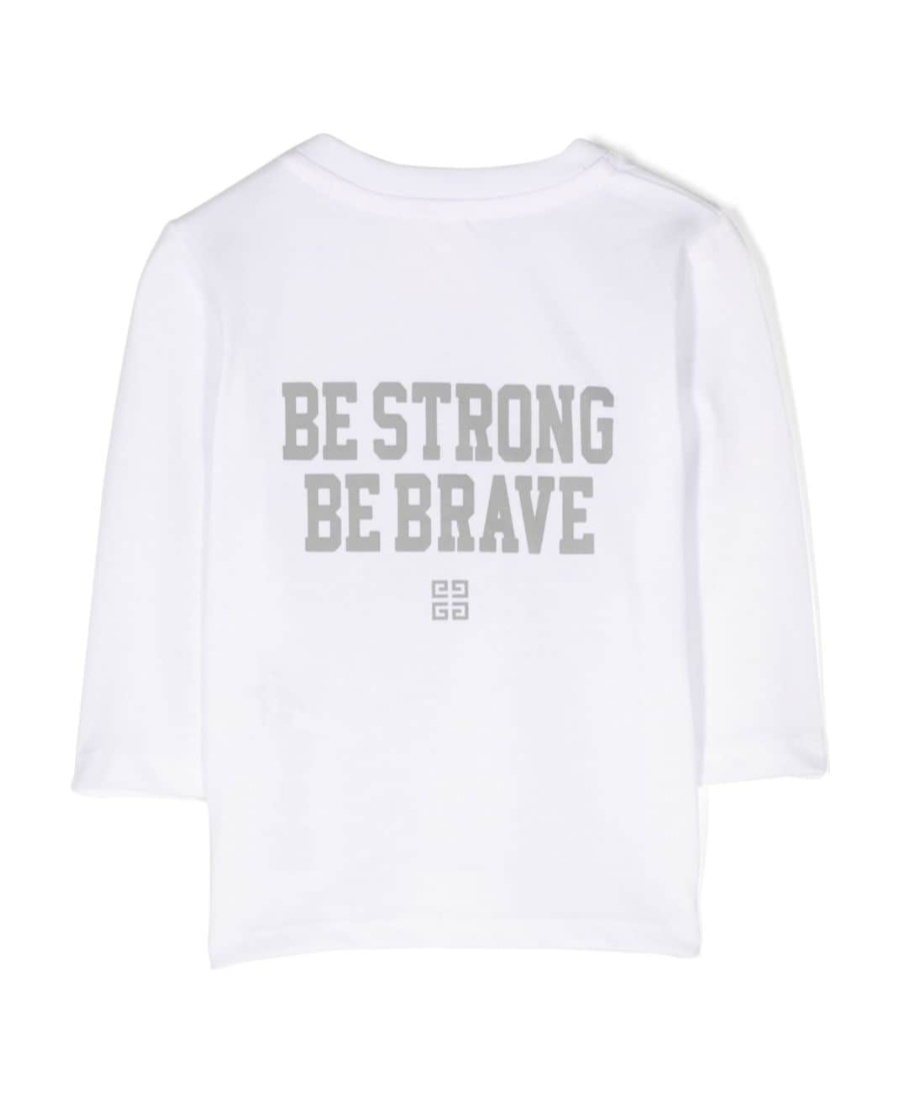 Givenchy Logo-embroidered Cotton T-shirt In White