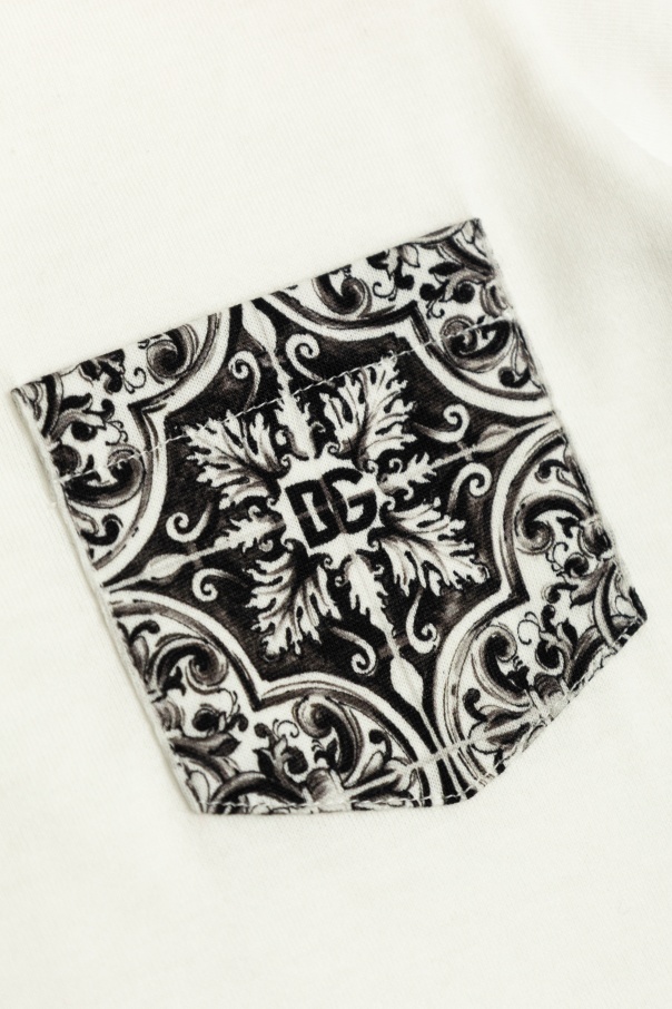 Dolce & Gabbana Cotton T-shirt In Neutral