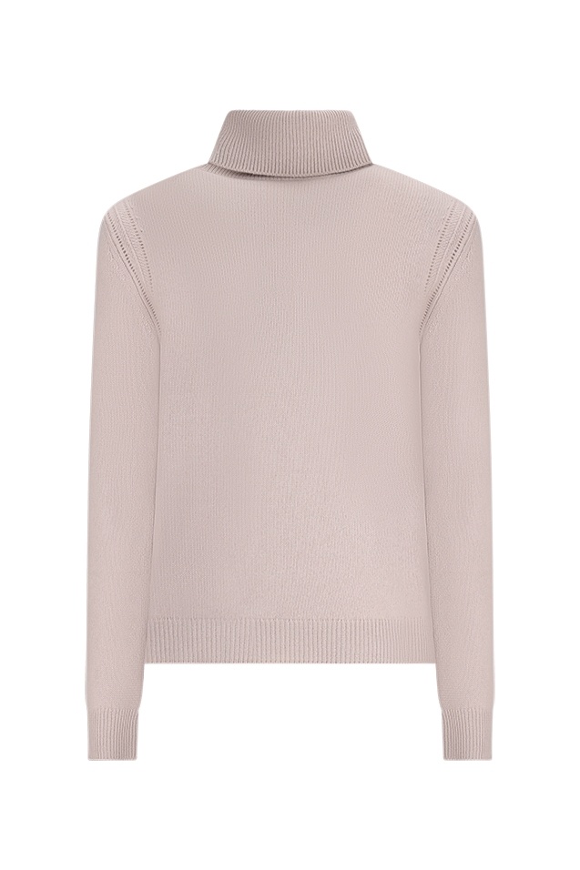 Tom Ford Turtleneck Cashmere Sweater In Pink