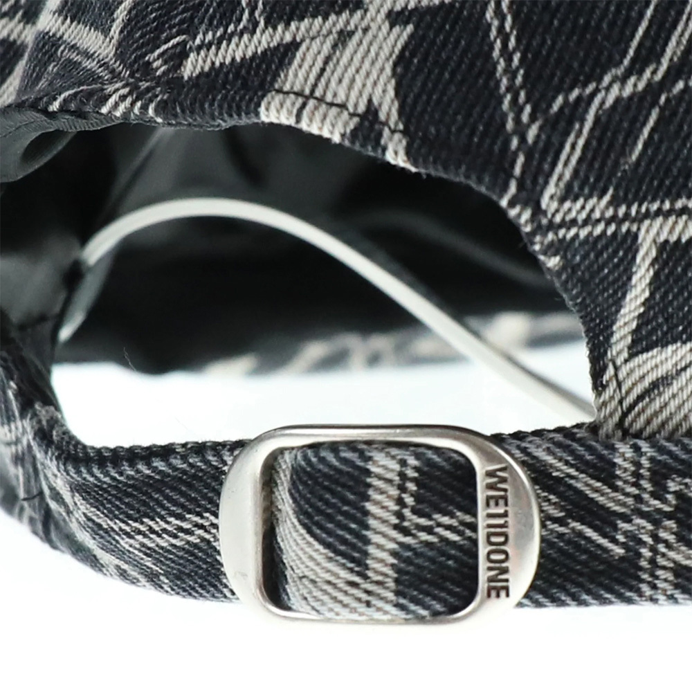We11 Done Logo Baseball Hat In Black