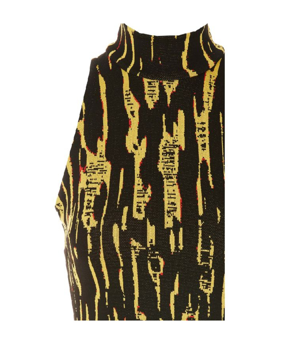 Ambush Jacquard Mini Dress In Black