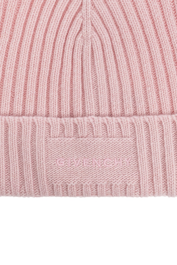 Givenchy Ribbed Hat In Pink