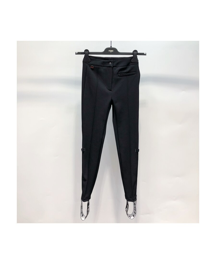 FENDI ELASTIC STRAP FEET LEGGINGS