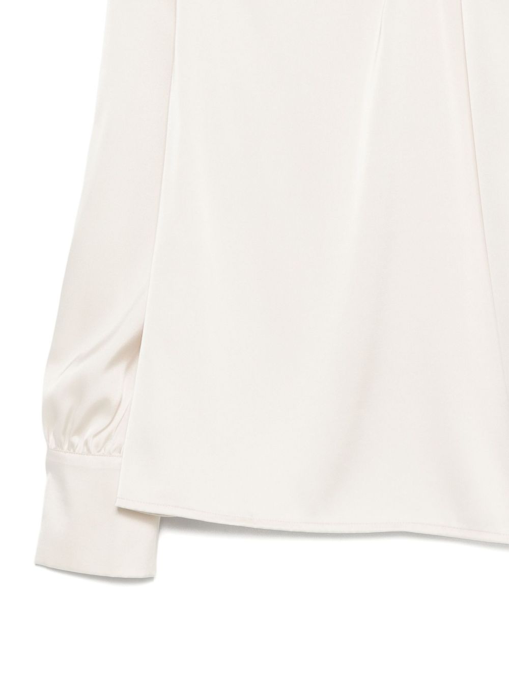 D Exterior High-neck Long-sleeve Top In Neutral