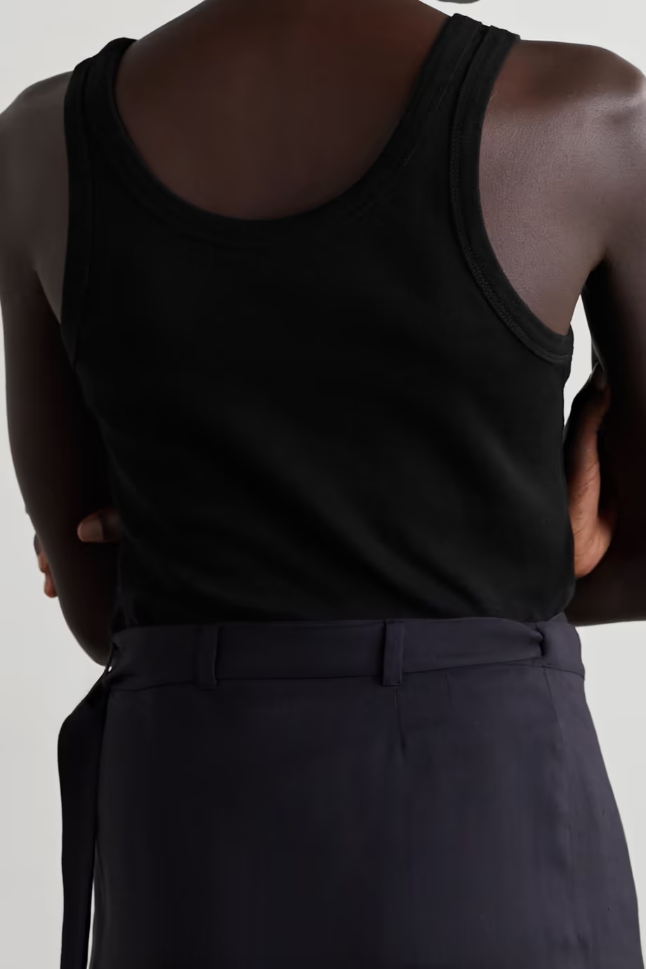 The Row Frankie Organic Cotton-jersey Tank In Black