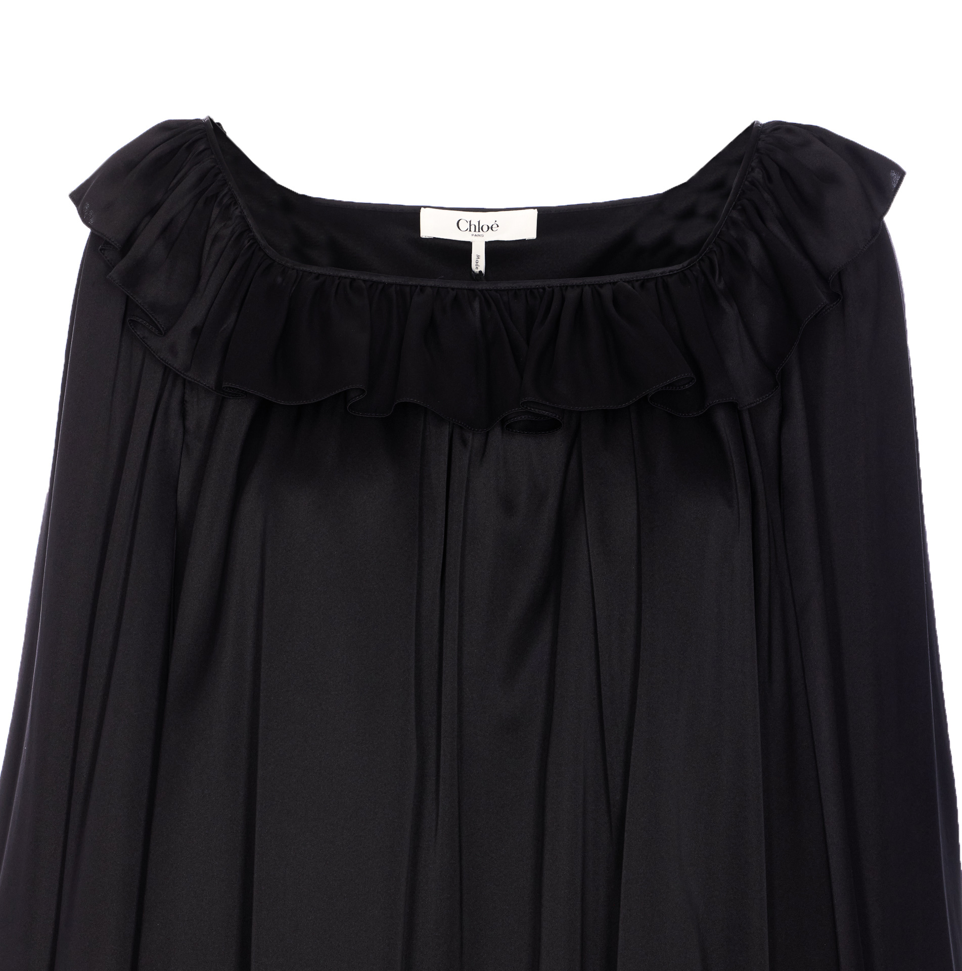 Chloé Chloe' Women Shirt With Volant In Black