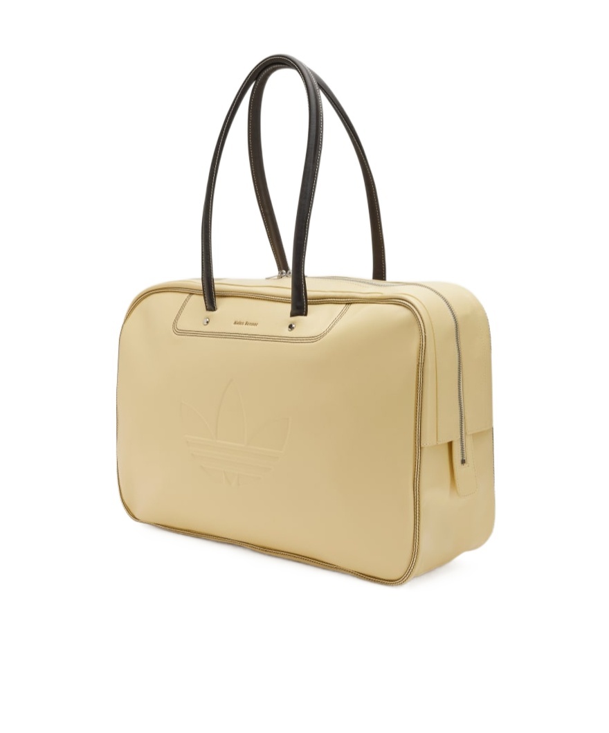 Adidas X Wales B Onner X Wales Bonner Trefoil-debossed Holdall In Nude