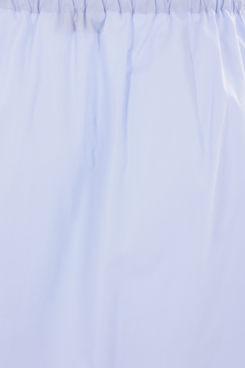 Dries Van Noten Embellished Elastic Waistband Skirt With Button Detailing In Blue