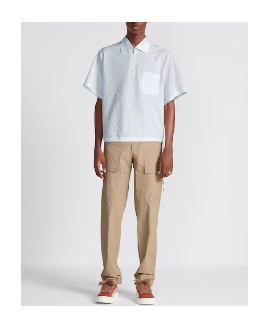 Dior Blended Overalls Casual Pants In Nude