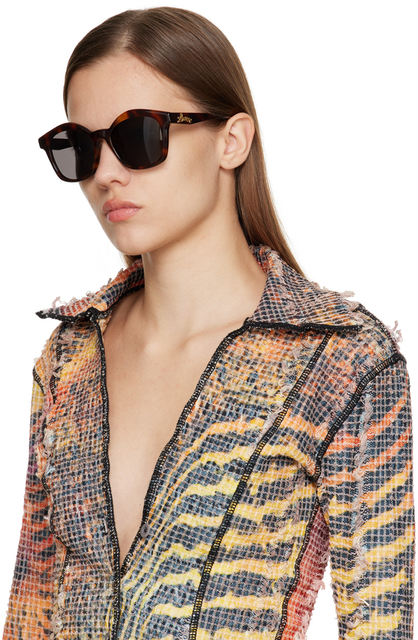 Loewe Browline Sunglasses In Black