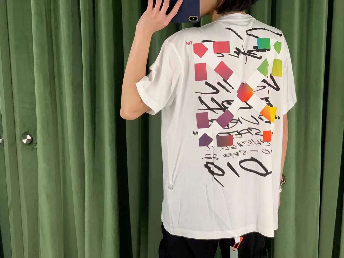 Off-white X Futura Alien Print T-shirt In White
