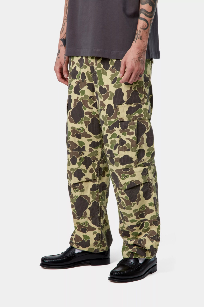 Carhartt Duck Cargo Pant In Green