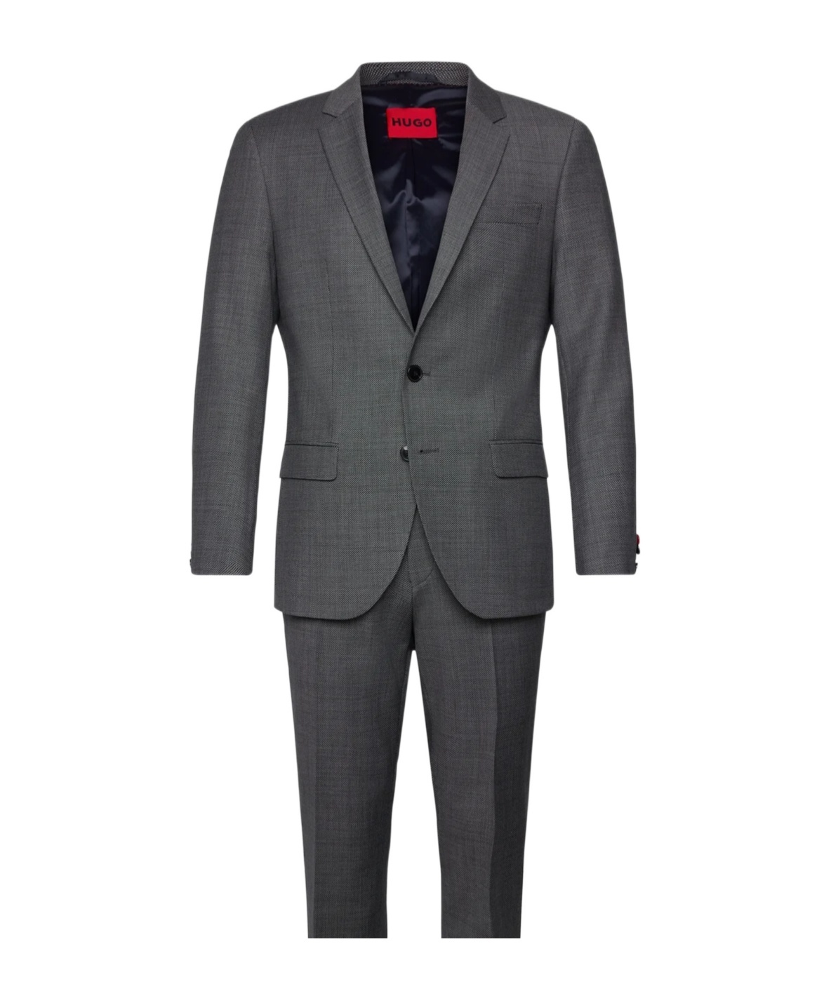 Hugo Boss Long-sleeved Suit In Gray