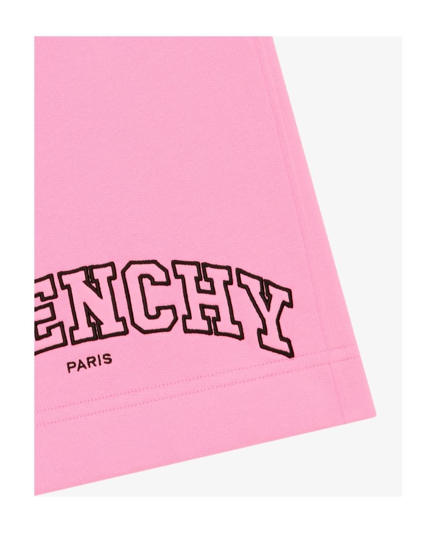 Givenchy College Plush Shorts In Pink