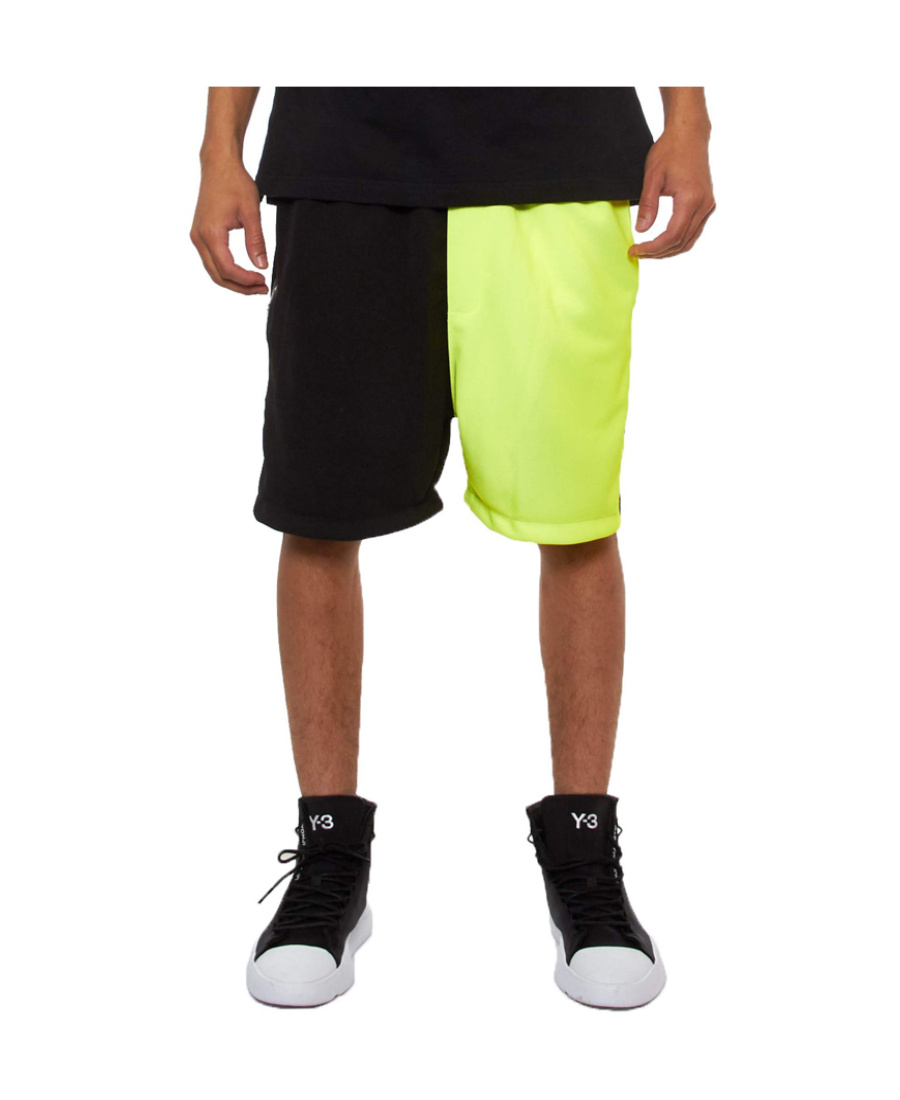Daniel Patrick Stitching Leisure Sports Shorts In Black