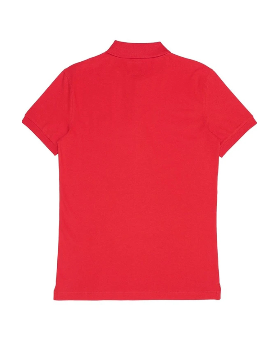 Armani Collezioni Logo Polo Shirt In Red