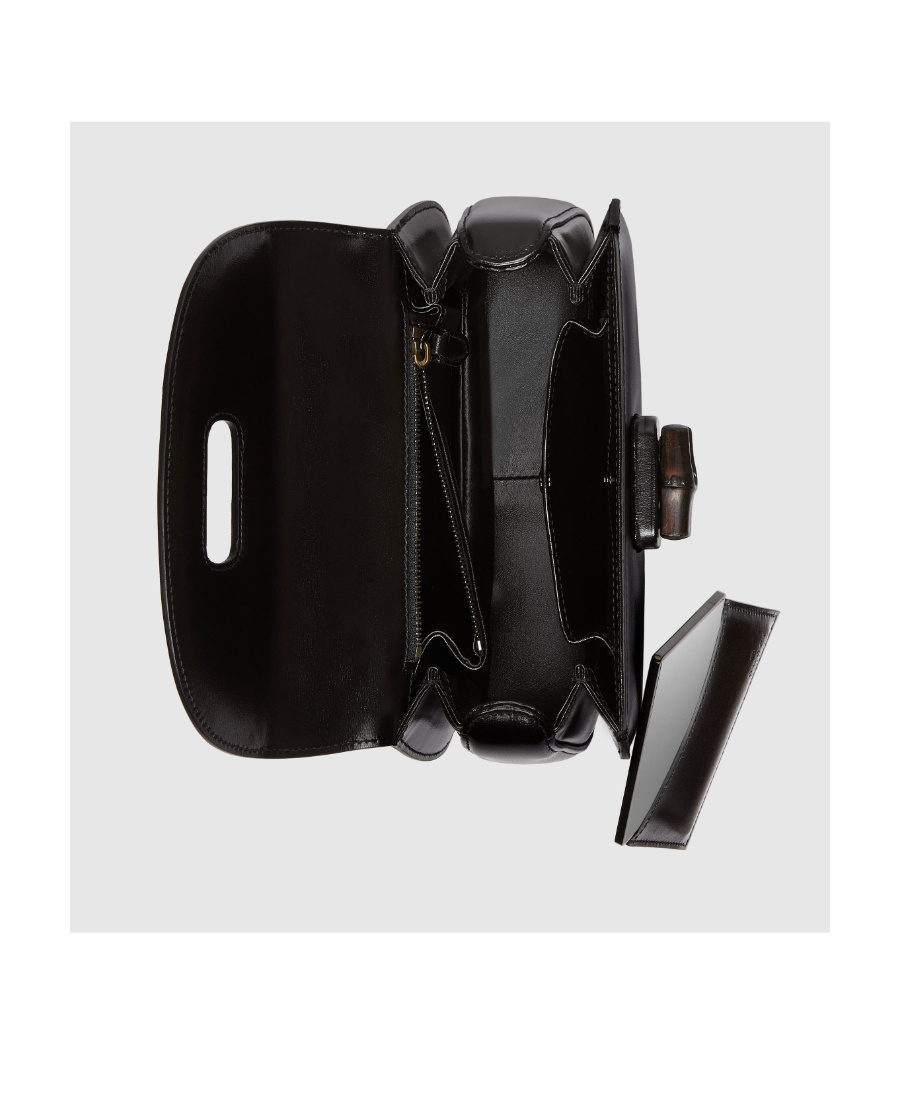 Gucci Bamboo Small Handbag In Black