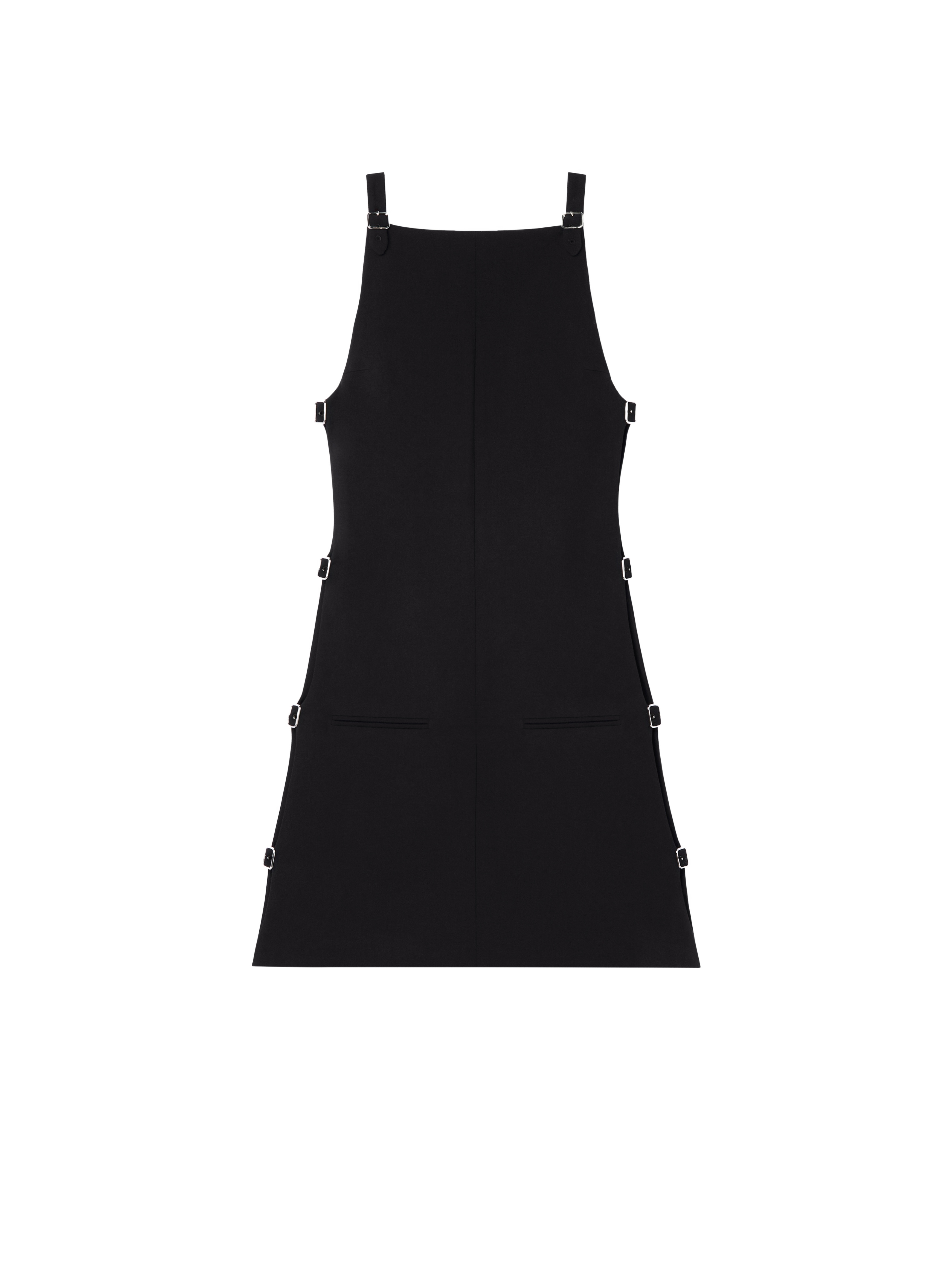 Shop Courrèges Multi-strap Mini Dress In Black