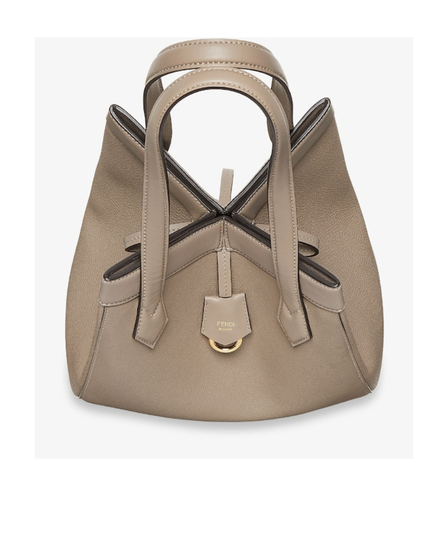 Fendi Origami Tote Bag In Gray