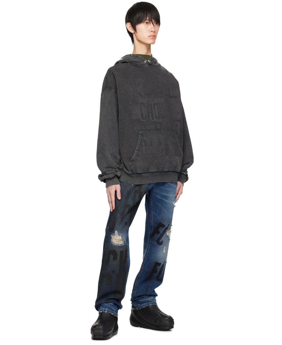 Alyx Distressed-effect Straight-leg Jeans In Blue