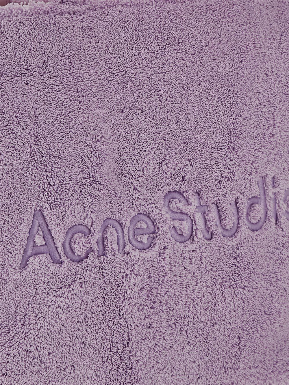 Acne Studios Logo Handbag In Purple