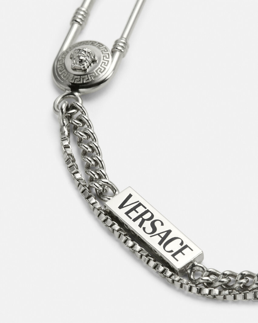 Versace Logo-engraved Bracelet