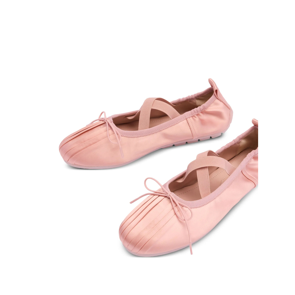 Simone Rocha Ballerina Grip Ballet Flats In Pink
