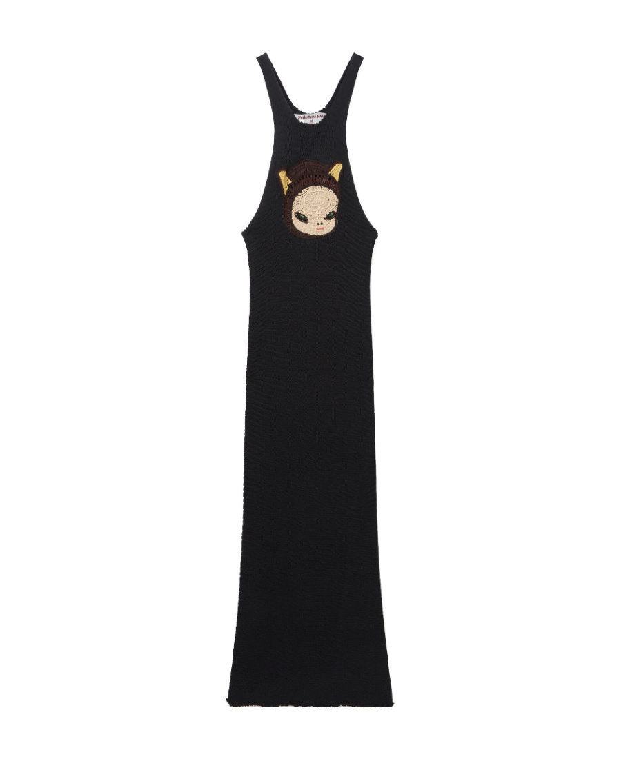 ワンピース STELLA MCCARTNEY Woman Dress Black 3200073DU300 1000 Women Black and white Miracle Mini Dress | Stella McCartney US