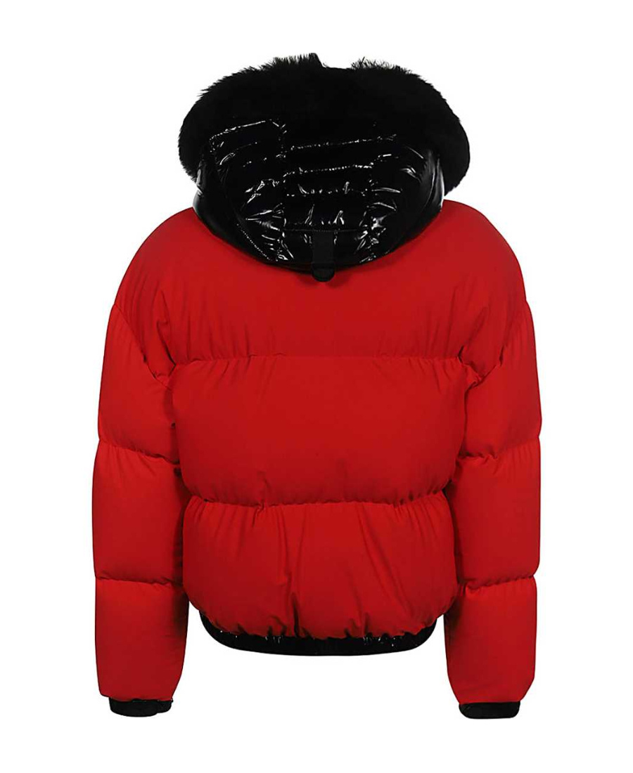Moose Knuckles Long-sleeved Cotton Suit In Red