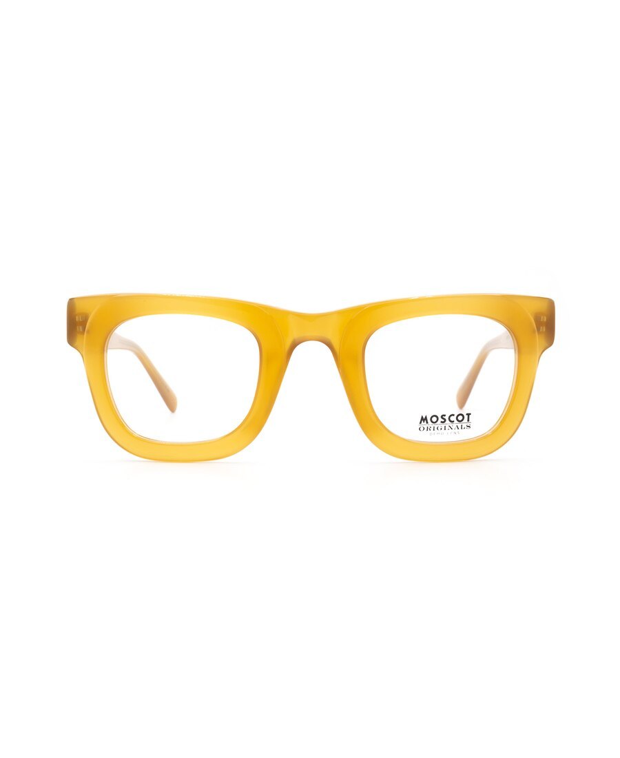 Moscot Tinted-lens Square-frame Sunglasses In Yellow