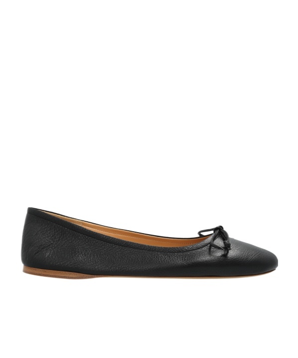 Jw Anderson Round Head Ballet Shoes In Black