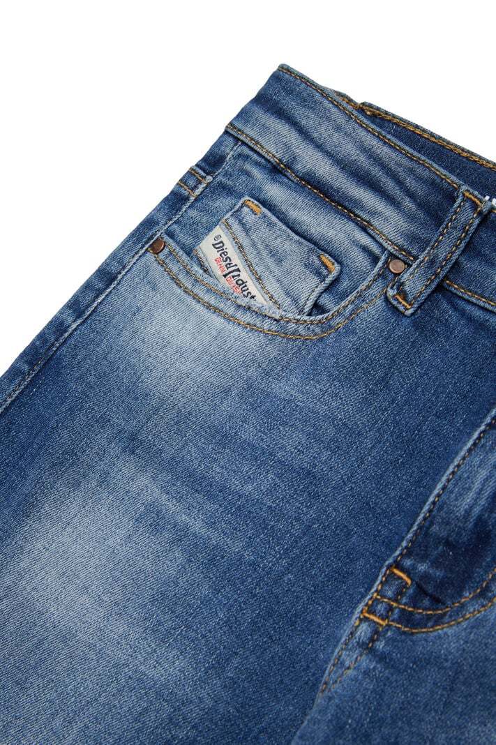Diesel Wide-legged Jeans In Blue
