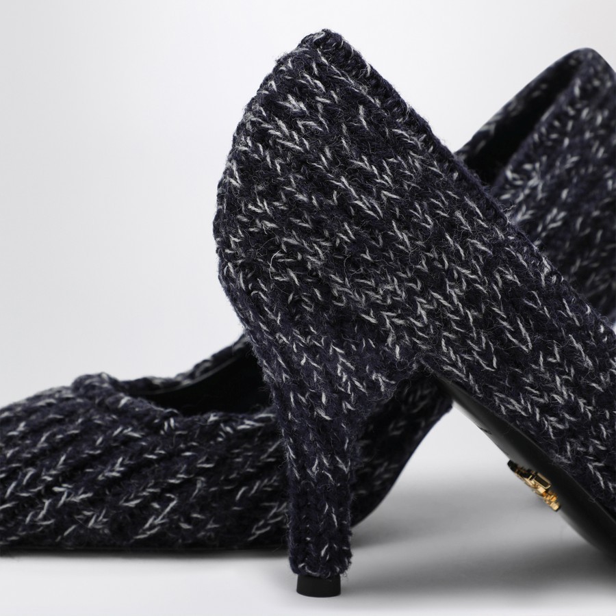 Prada Pointed High Heels In Animal Print