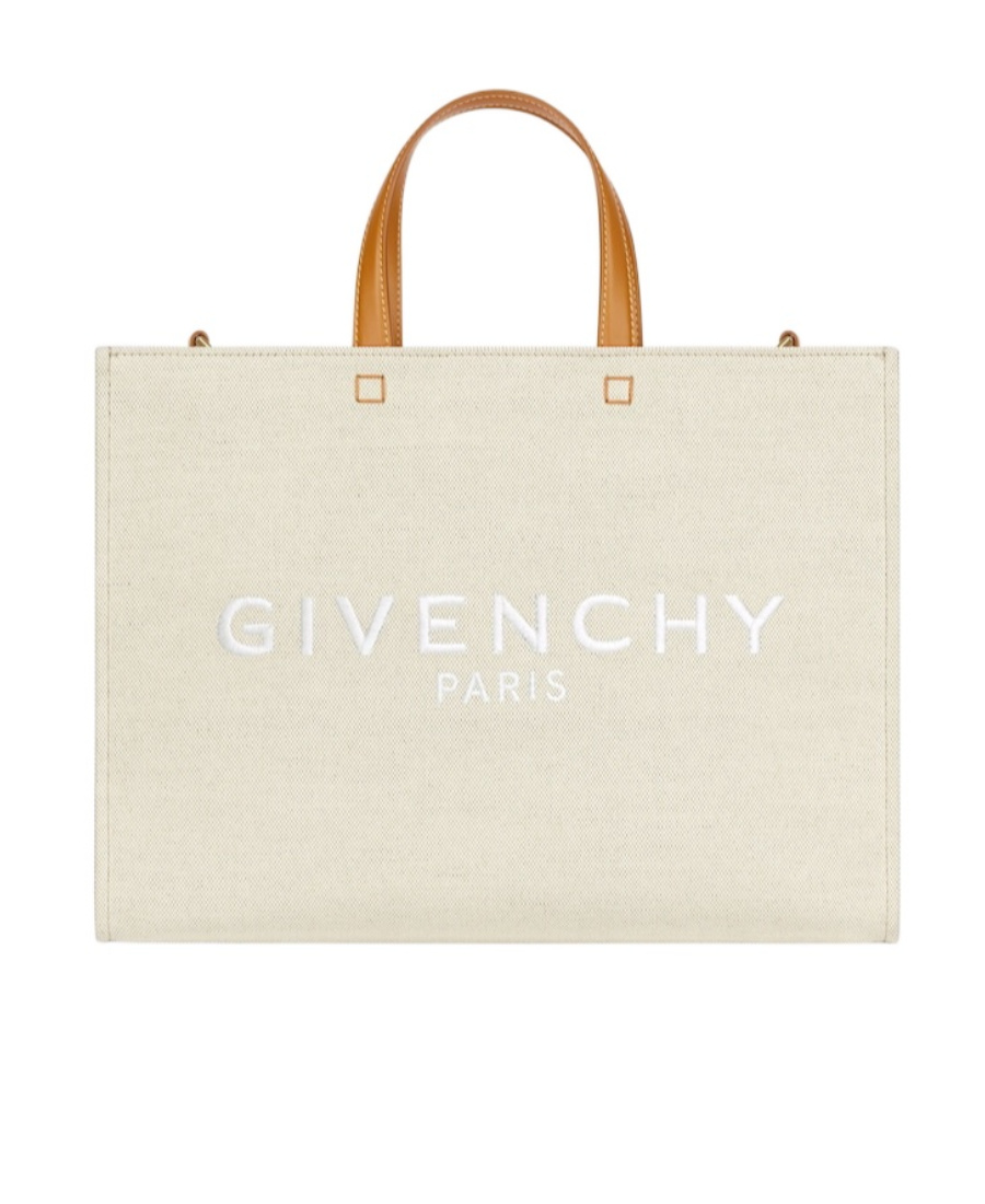 Givenchy Logo Shoulder Bag In Nude