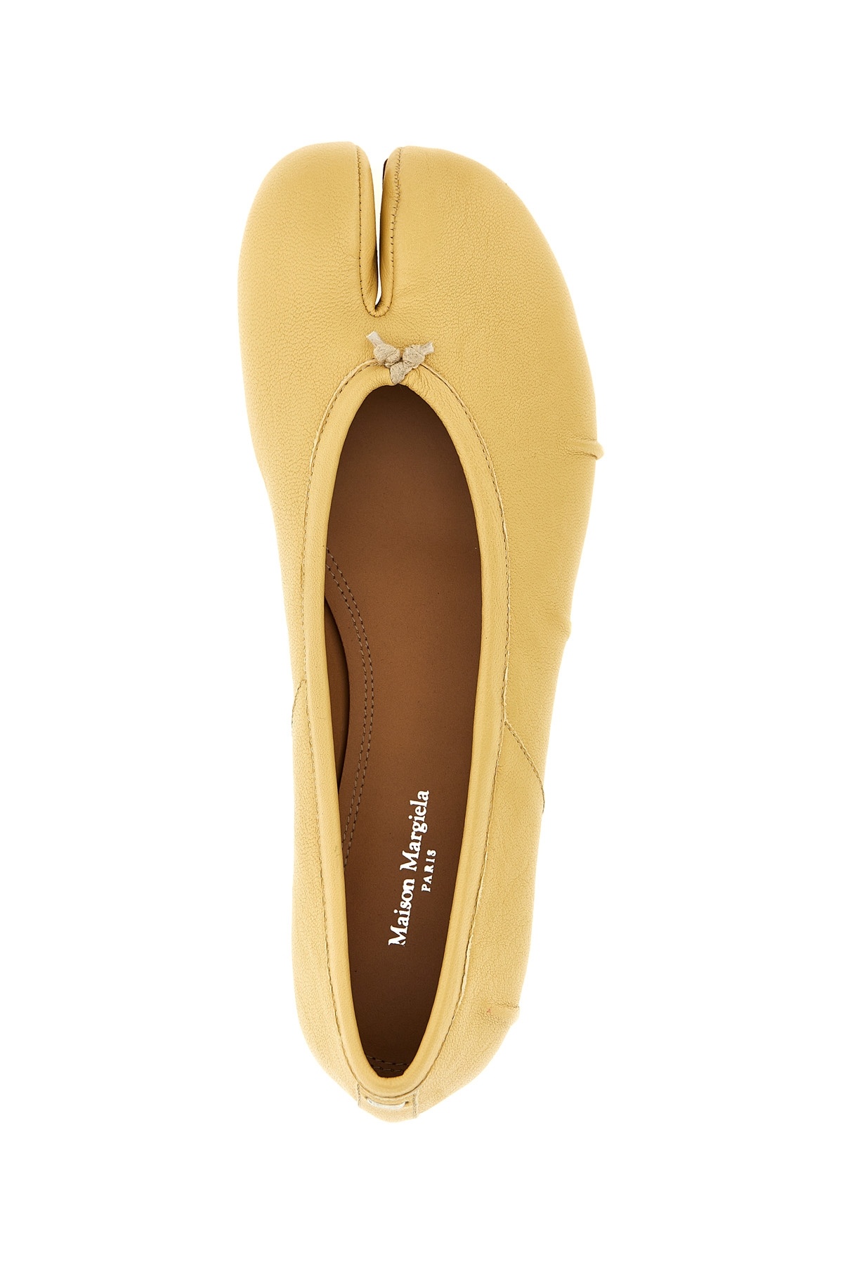 Maison Margiela Tabi New Flat Shoes In Yellow