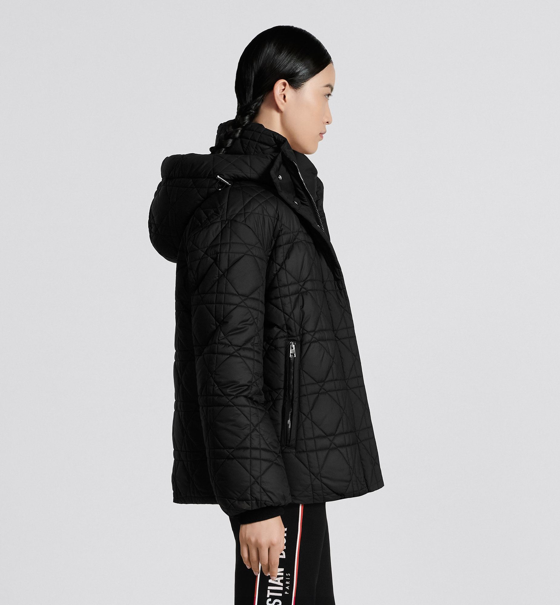 Dior Alps Hooded Cotton-padded Suit In Black