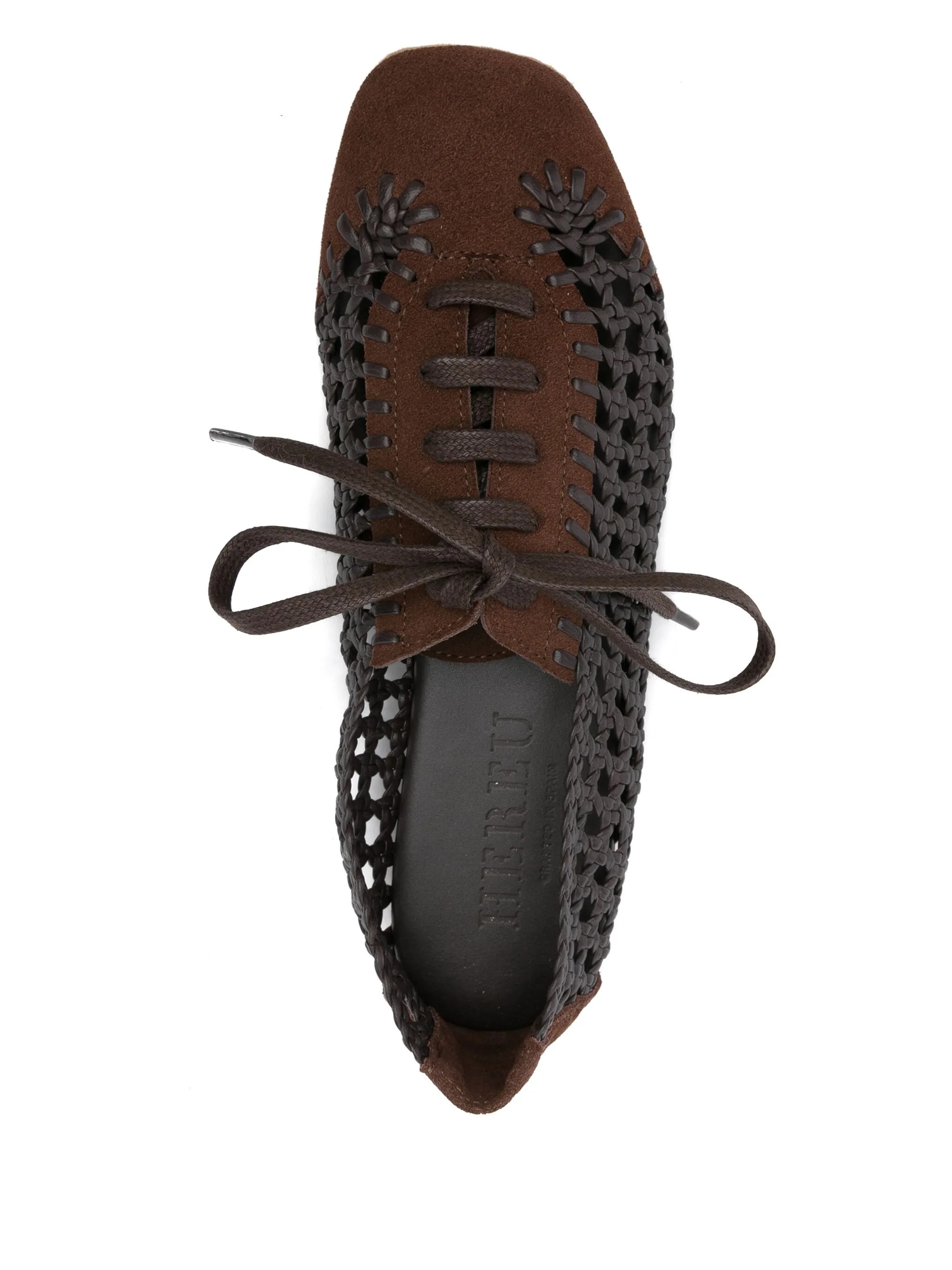 Hereu Woven Sneakers In Darkbrown