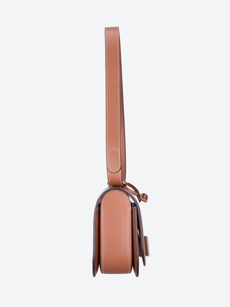 Delvaux Logo Shoulder Bag In White