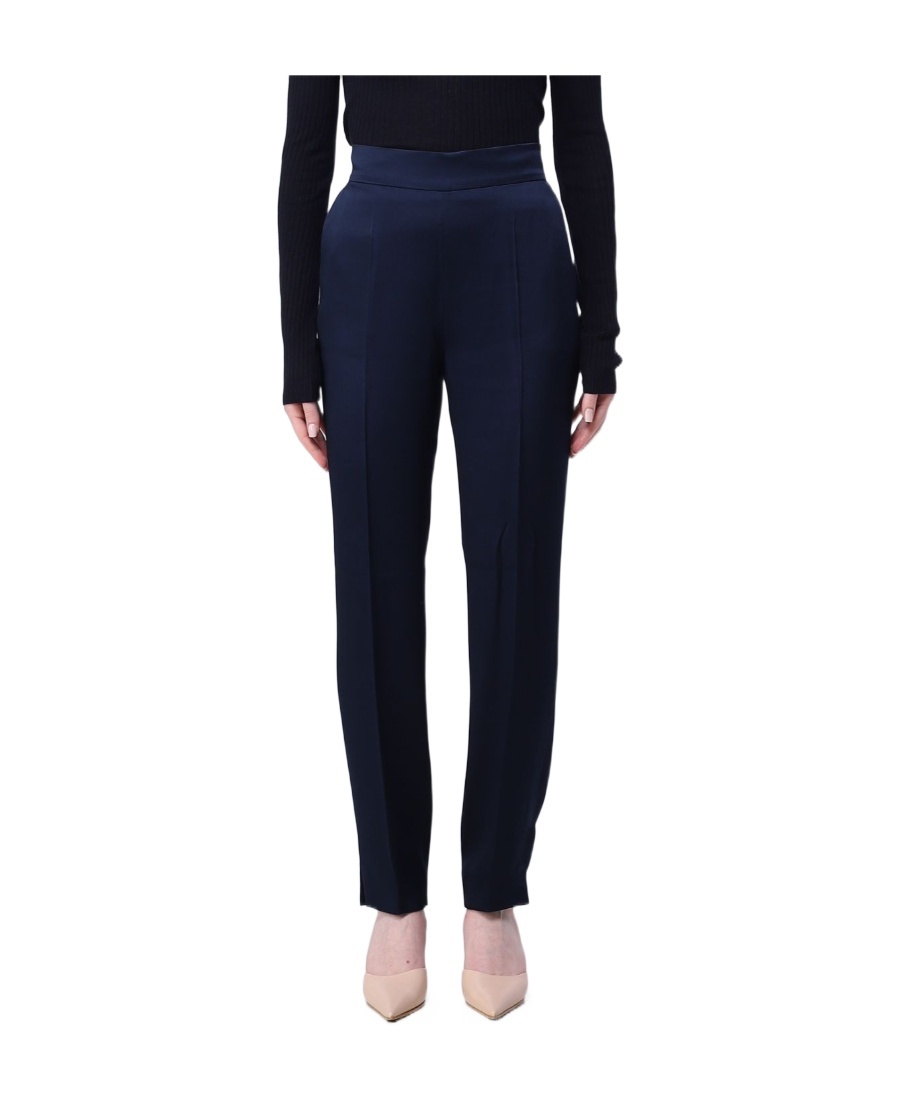 Max Mara Loose Waist Casual Pants In Black