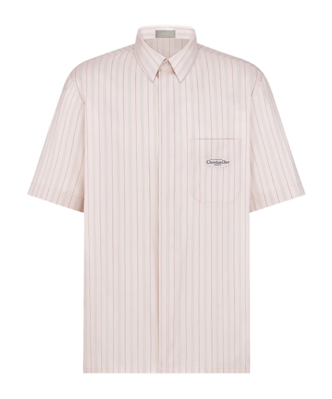 Dior Short-sleeved Shirt With Christian  Paris Tag In Pink