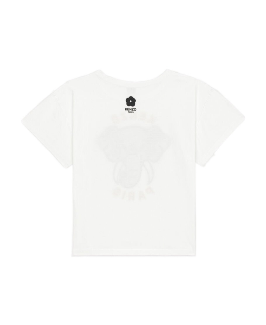 Kenzo Logo-print Short-sleeve T-shirt In White