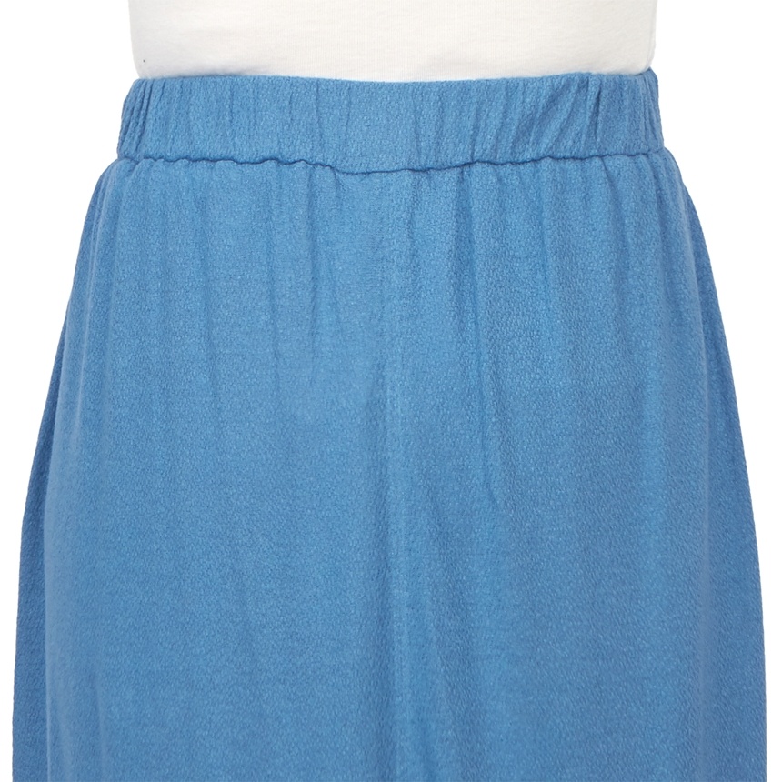 Max Mara Logo Skirt In Blue