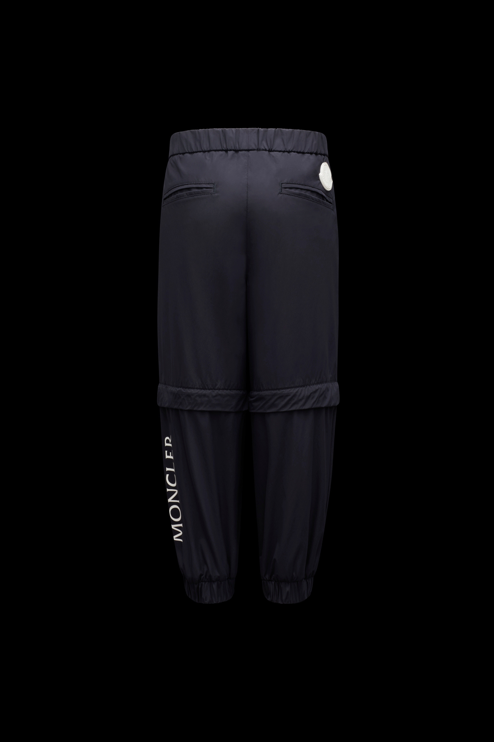Moncler Logo-print Layered-effect Trousers