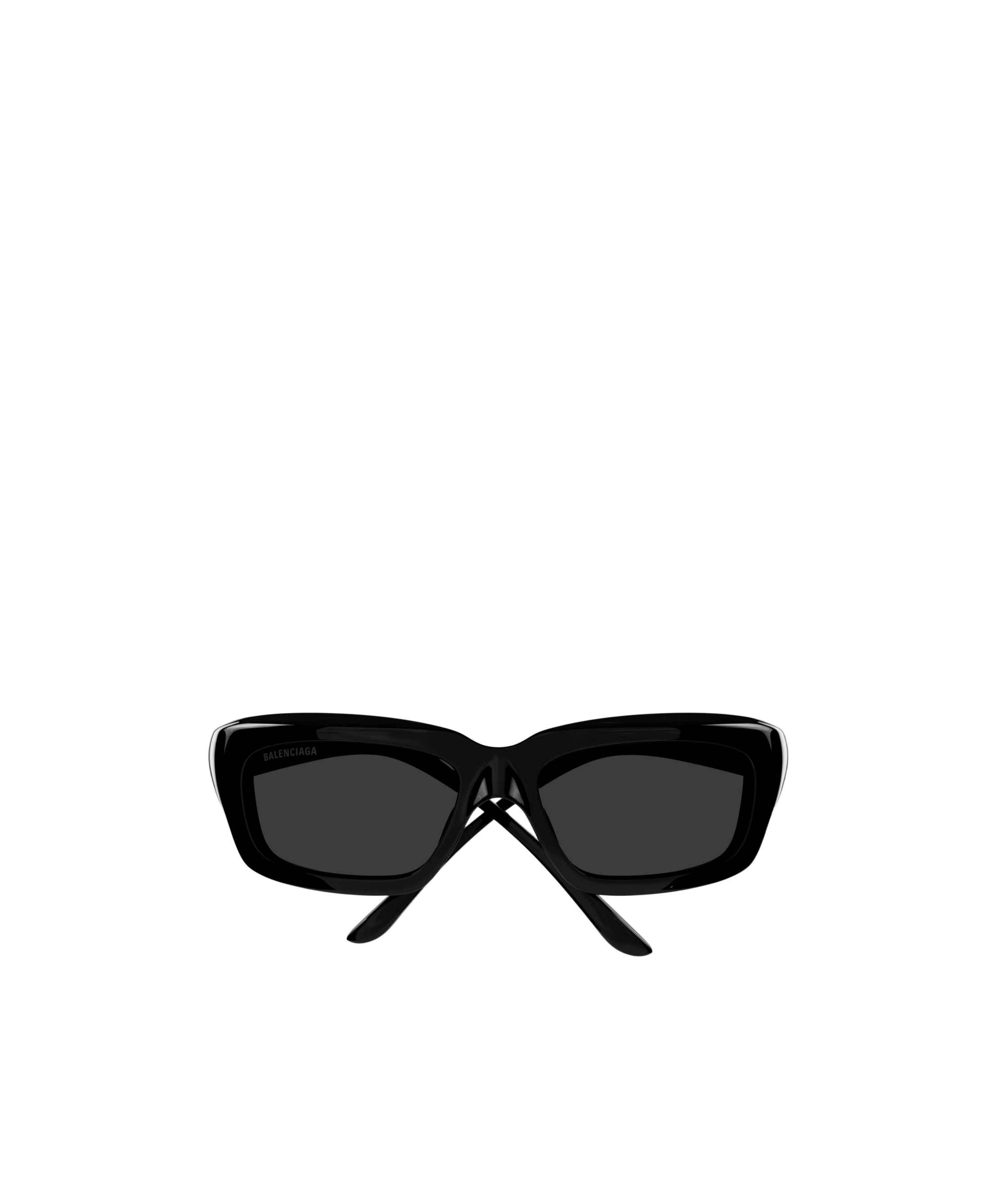 Balenciaga Rectangular Sunglasses In Black
