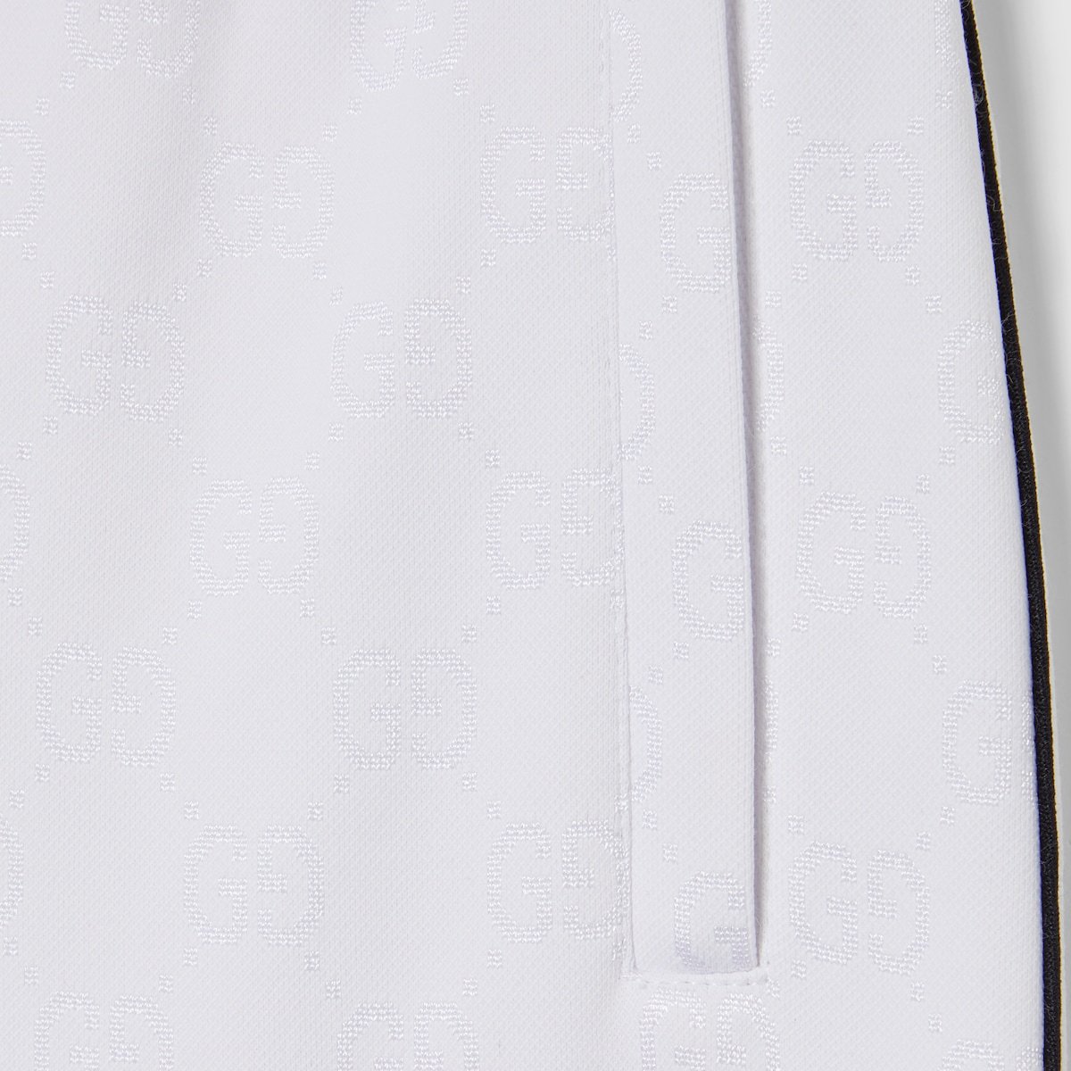 Gucci Gg Nylon And Cotton Shorts In White