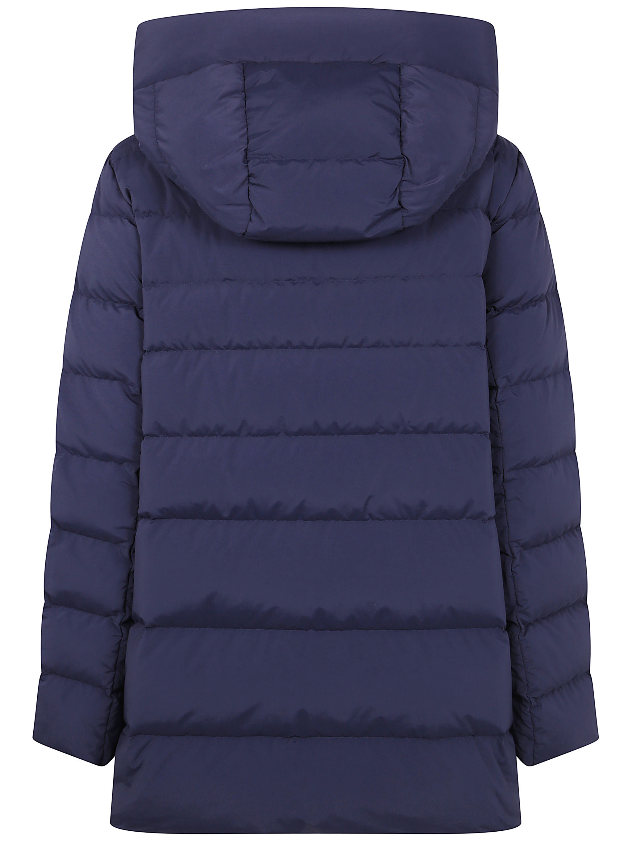 Seventy Hooded Down Jacket In Blue