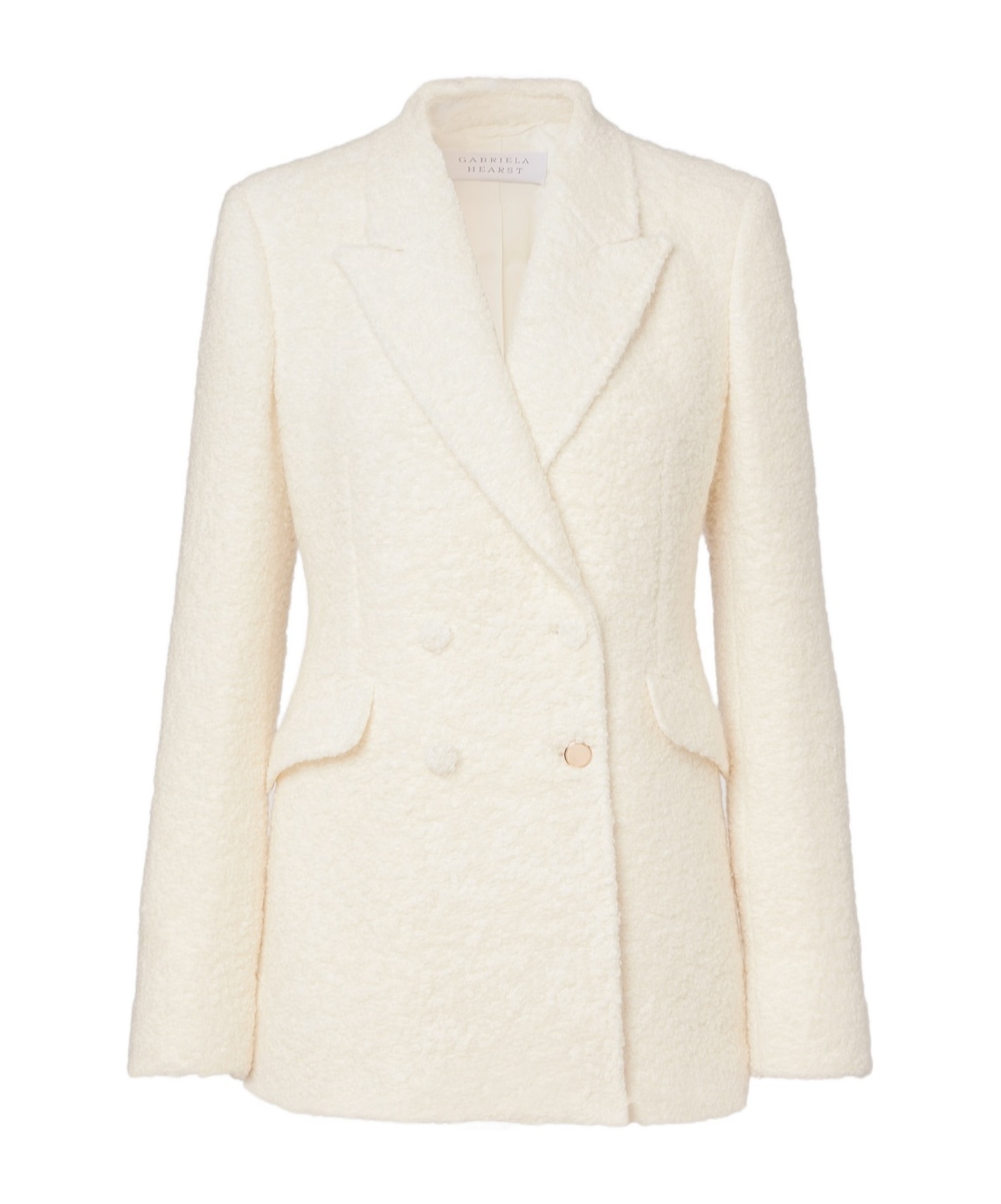 Gabriela Hearst Stephanie Cashmere And Wool-blend Blazer In White