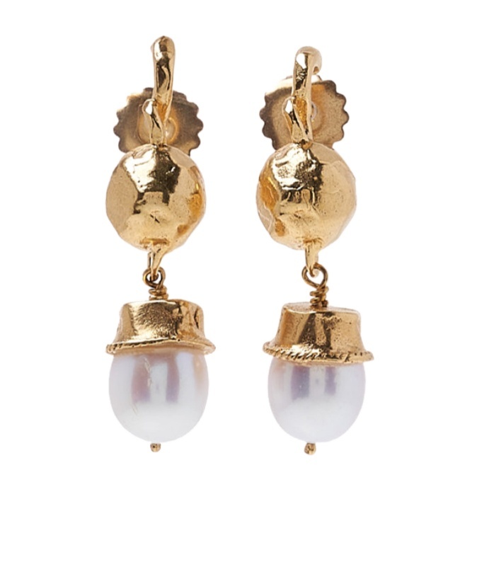 Alighieri The Return To Innocence Pearl Earrings In Yellow
