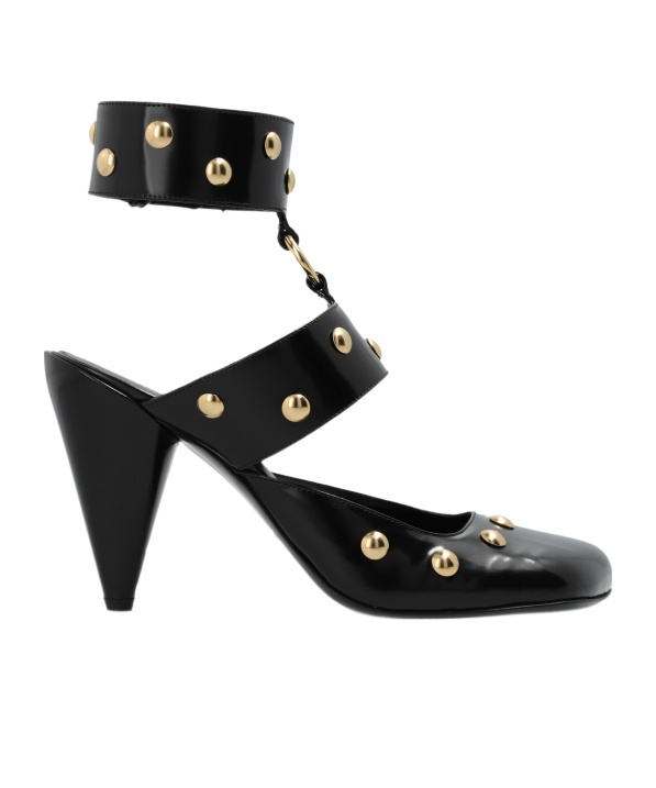 Shop Chloé Jade Ankle Strap Pumps In Black