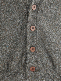 Magliano Grampa Baby Buttoned Cardigan In Gray